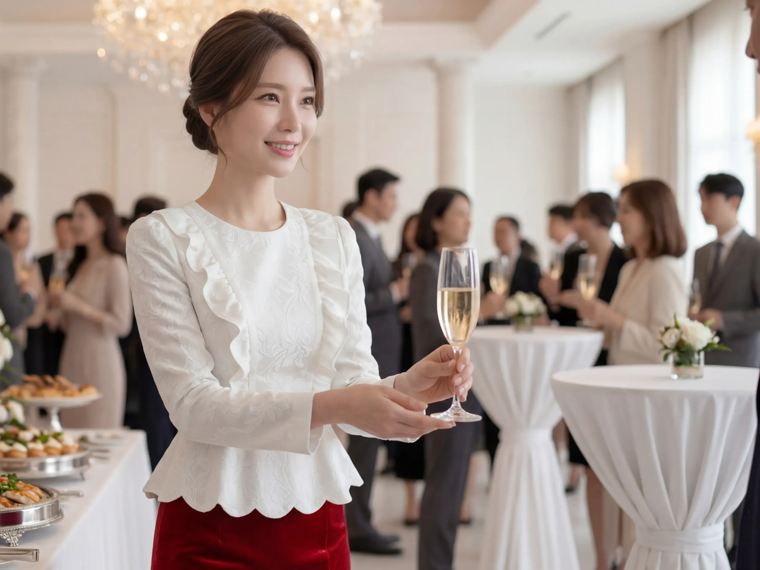 主旨・目的・テーマに沿った最適な演出を、
経験豊富なレセプタントを中心としたスペシャリストが
丁寧にサポートいたします。